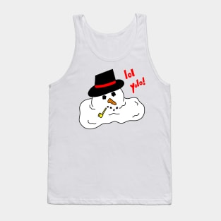 Yolo snowman Tank Top